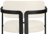 Aurum Vegan Leather Upholstered And Matte Black Iron Frame Counter Stool — 88096-C - Cream - 88096Cream-C alternate view 6