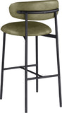 Lupita Vegan Leather Upholstered Bar Stool — 834-C - Olive - 834Olive-C alternate view 5