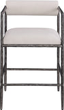 Axis Linen Textured Fabric Upholstered Counter Stool — 88098-C - Beige - 88098Beige-C alternate view 2