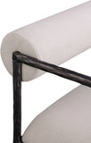 Axis Linen Textured Fabric Upholstered Counter Stool — 88098-C - Beige - 88098Beige-C alternate view 6