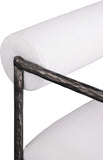 Axis Linen Textured Fabric Upholstered Counter Stool — 88098-C - Cream - 88098Cream-C alternate view 6