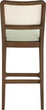 Atrium Cane Back And Vegan Leather Upholstered Seat Bar Stool — 77093-C - Mint - 77093Mint-C alternate view 4