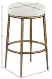 Ferro Performance Fabric Upholstered Bar Stool — 77081-C - Cream - 77081Cream-C Dim