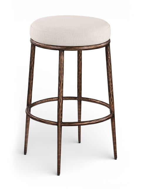 Ferro Performance Fabric Upholstered Bar Stool — 77082-C