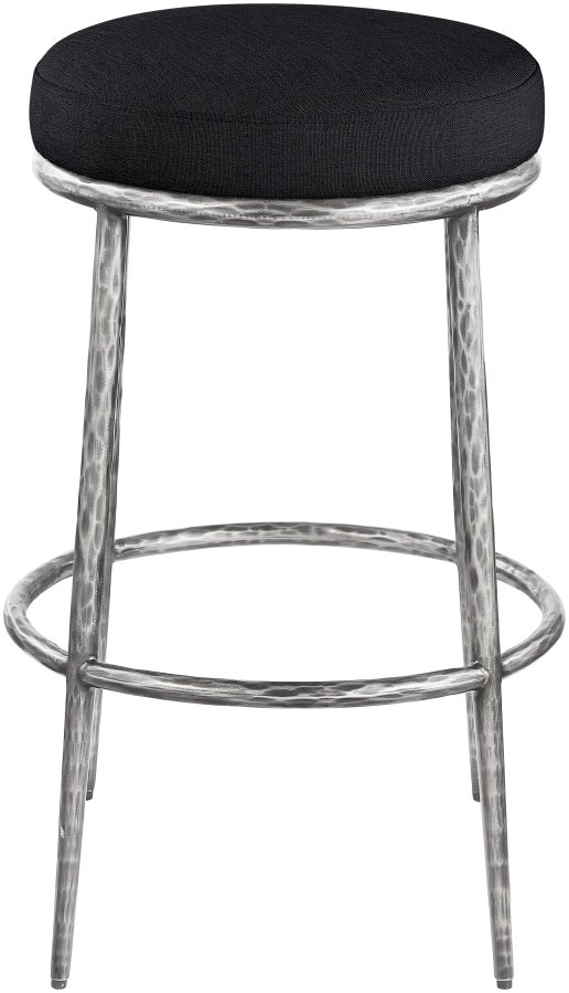 Ferro Performance Fabric Upholstered Bar Stool — 77083-C - Black - 77083Black-C alternate view 2