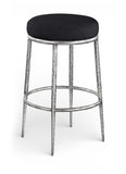 Ferro Performance Fabric Upholstered Bar Stool — 77083-C - Black - 77083Black-C