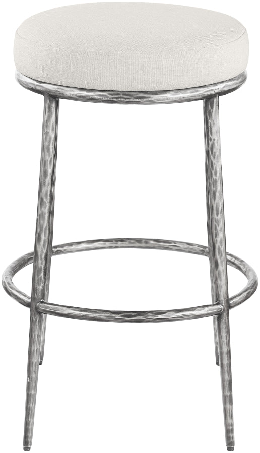 Ferro Performance Fabric Upholstered Bar Stool — 77083-C - Cream - 77083Cream-C alternate view 2