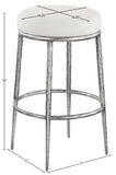 Ferro Performance Fabric Upholstered Bar Stool — 77083-C - Cream - 77083Cream-C Dim