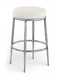 Ferro Performance Fabric Upholstered Bar Stool — 77083-C - Cream - 77083Cream-C