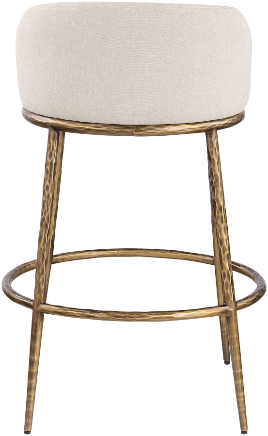 Ferro Performance Fabric Upholstered Bar Stool — 77084-C - Beige - 77084Beige-C alternate view 4