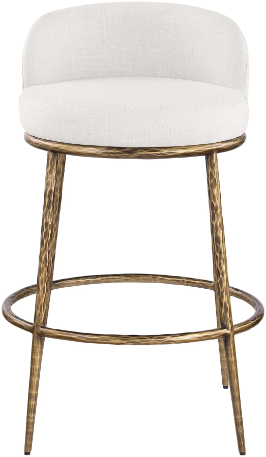Ferro Performance Fabric Upholstered Bar Stool — 77084-C - Cream - 77084Cream-C alternate view 2