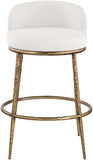 Ferro Performance Fabric Upholstered Bar Stool — 77084-C - Cream - 77084Cream-C alternate view 2