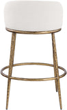 Ferro Performance Fabric Upholstered Bar Stool — 77084-C - Cream - 77084Cream-C alternate view 4