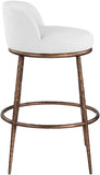 Ferro Performance Fabric Upholstered Bar Stool — 77085-C - White - 77085White-C alternate view 3