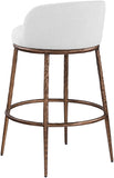 Ferro Performance Fabric Upholstered Bar Stool — 77085-C - White - 77085White-C alternate view 5