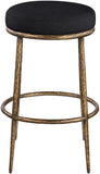 Ferro Performance Fabric Upholstered Bar Stool — 77081-C - Black - 77081Black-C alternate view 2