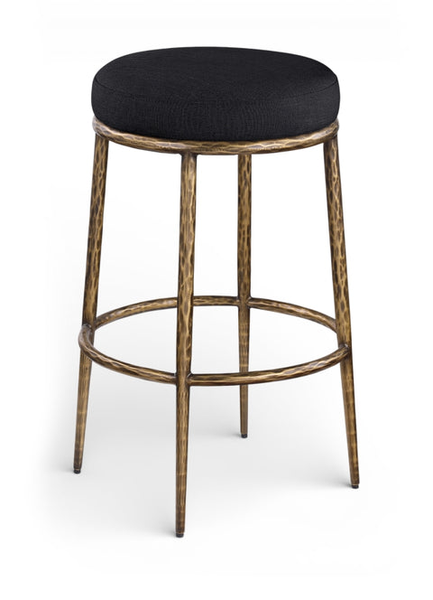 Ferro Performance Fabric Upholstered Bar Stool — 77081-C