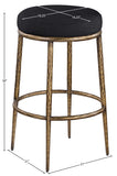 Ferro Performance Fabric Upholstered Bar Stool — 77081-C - Black - 77081Black-C Dim