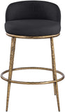 Ferro Performance Fabric Upholstered Bar Stool — 77084-C - Black - 77084Black-C alternate view 2
