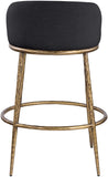 Ferro Performance Fabric Upholstered Bar Stool — 77084-C - Black - 77084Black-C alternate view 4
