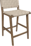 Entwine Vegan Leather Upholstered Counter Stool — 77030-C - Beige - 77030Beige-C alternate view 6