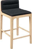 Ellis Cane And Vegan Leather Upholstered Counter Stool — 88060-C - Black - 88060Black-C alternate view 5
