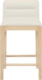 Ellis Cane And Vegan Leather Upholstered Counter Stool — 88060-C - Cream - 88060Cream-C alternate view 2