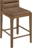 Ellis Cane And Vegan Leather Upholstered Counter Stool — 88063-C - Brown - 88063Brown-C alternate view 5