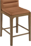Ellis Cane And Vegan Leather Upholstered Counter Stool — 88063-C - Cognac - 88063Cognac-C alternate view 5