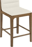 Ellis Cane And Vegan Leather Upholstered Counter Stool — 88063-C - Cream - 88063Cream-C alternate view 5