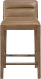 Ellis Cane And Vegan Leather Upholstered Counter Stool — 88063-C - Tan - 88063Tan-C alternate view 2