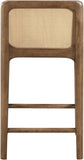 Ellis Cane And Vegan Leather Upholstered Counter Stool — 88063-C - Tan - 88063Tan-C alternate view 4