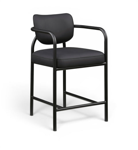 Serava Vegan Leather Upholstered Counter Stool — 77067-C