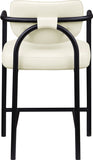 Serava Vegan Leather Upholstered Counter Stool — 77067-C - Cream - 77067Cream-C alternate view 4