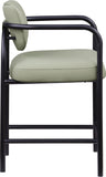 Serava Vegan Leather Upholstered Counter Stool — 77067-C - Mint - 77067Mint-C alternate view 3