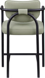 Serava Vegan Leather Upholstered Counter Stool — 77067-C - Mint - 77067Mint-C alternate view 4