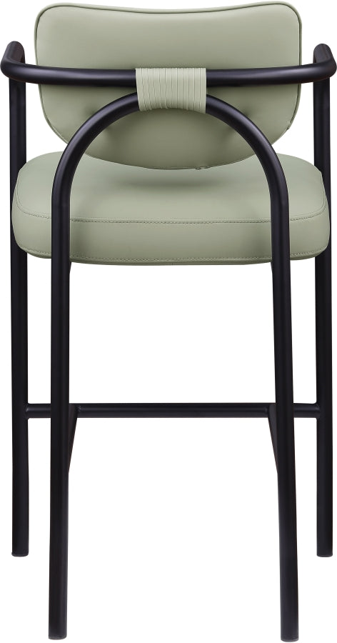 Serava Vegan Leather Upholstered Bar Stool — 77069-C - Mint - 77069Mint-C alternate view 4