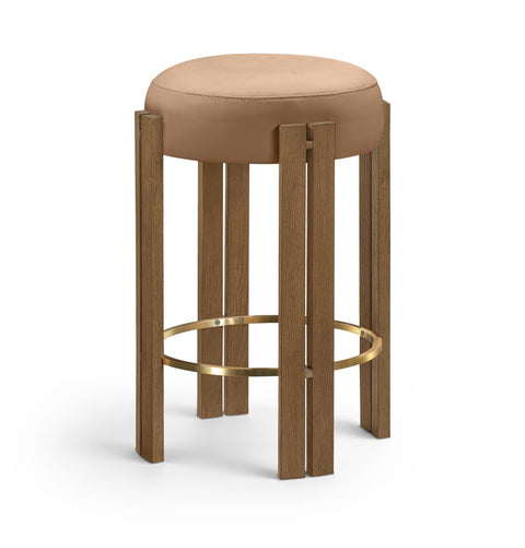 Harrison Vegan Leather Upholstered Counter Stool — 814-C