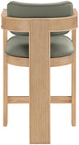 Sacha Vegan Leather Upholstered Counter Stool — 75064-C - Olive - 75064Olive-C alternate view 4