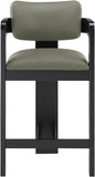 Sacha Vegan Leather Upholstered Counter Stool — 75065-C - Olive - 75065Olive-C alternate view 2