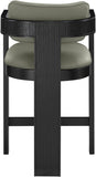 Sacha Vegan Leather Upholstered Counter Stool — 75065-C - Olive - 75065Olive-C alternate view 4