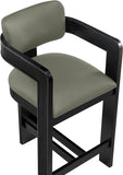 Sacha Vegan Leather Upholstered Counter Stool — 75065-C - Olive - 75065Olive-C alternate view 6