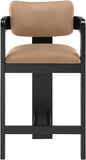 Sacha Vegan Leather Upholstered Counter Stool — 75065-C - Tan - 75065Tan-C alternate view 2