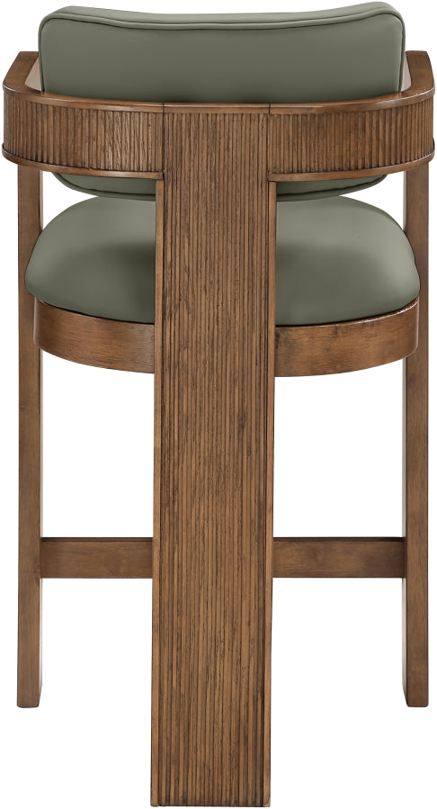 Sacha Vegan Leather Upholstered Counter Stool — 75066-C - Olive - 75066Olive-C alternate view 4