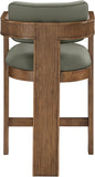 Sacha Vegan Leather Upholstered Counter Stool — 75066-C - Olive - 75066Olive-C alternate view 4