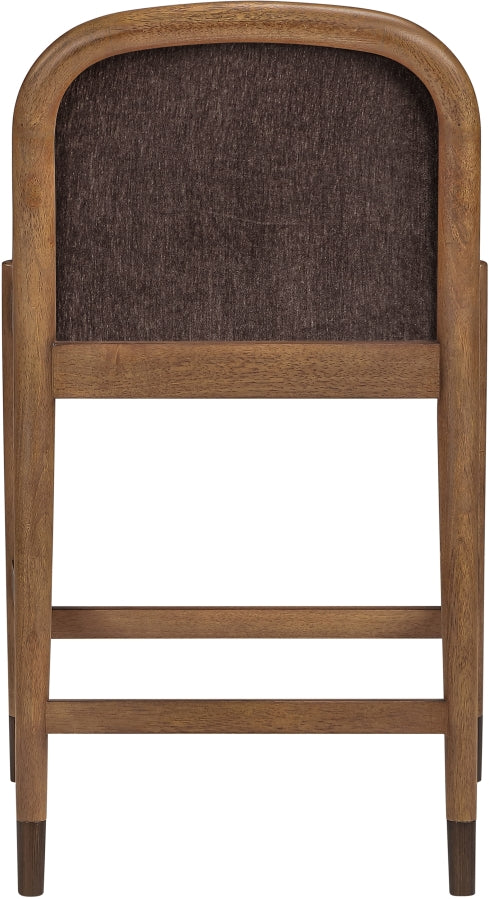 Cambria Fabric Upholstered Counter Stool — 75032-C - Brown - 75032Brown-C alternate view 4