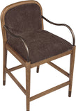 Cambria Fabric Upholstered Counter Stool — 75032-C - Brown - 75032Brown-C alternate view 6