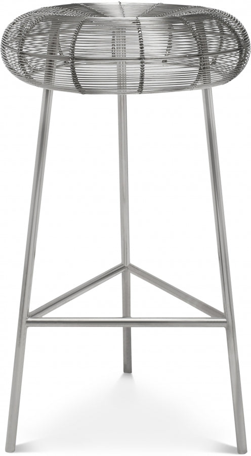 Tuscany Iron Counter Stool — 963-C - Silver - 963Silver