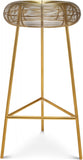 Tuscany Iron Bar Stool — 964-C - Gold - 964Gold