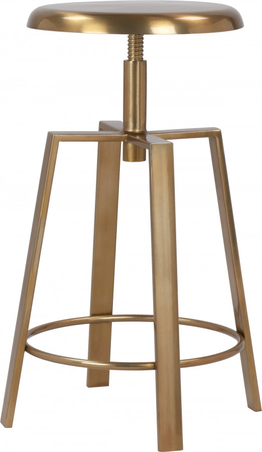Lang Iron Adjustable Bar / Counter Stool — 936-C - Gold - 936Gold alternate view 2